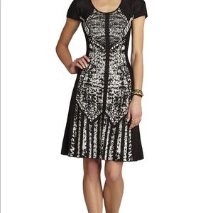 BCBG Max Azria Krystal Jacquard Dress Sz M